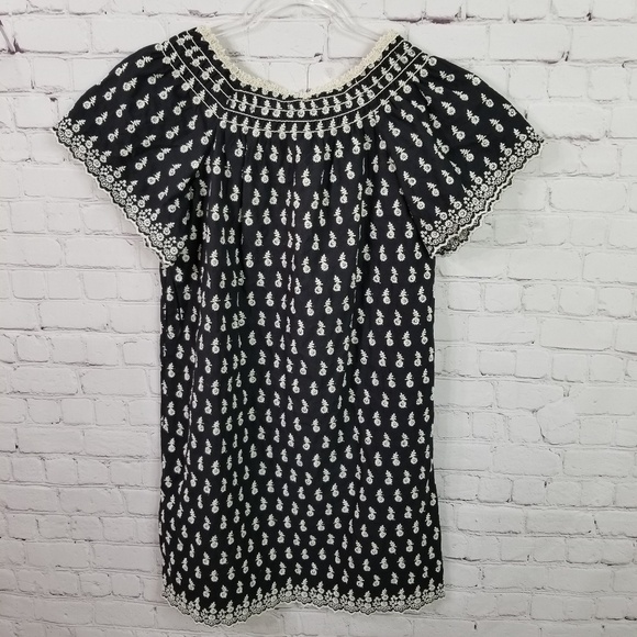 Max Studio off shoulder embroidered shift dress - Picture 2 of 8